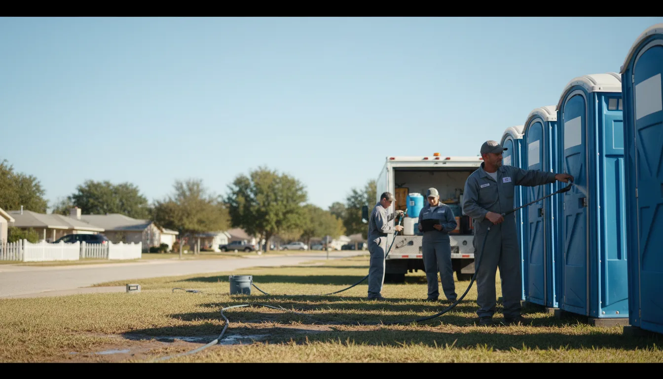 Long-Term Portable Toilet Rental in Pitkin, LA near me